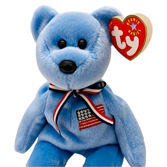 Ty Beanie Babies Original Special Edition September 9-11 Tribute "America" 💜 - Picture 3 of 8